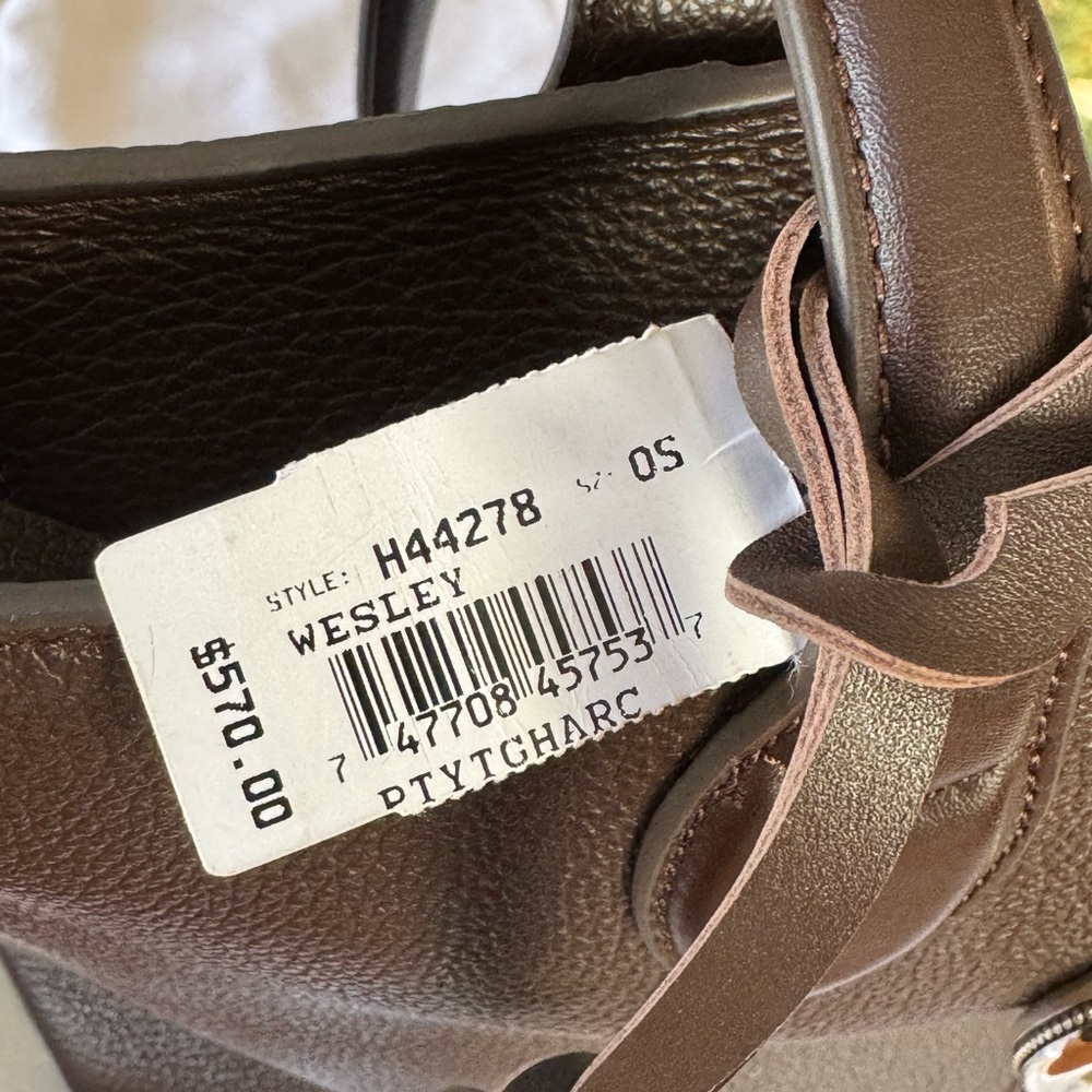 Brighton Wesley Leather tote in Cocoa Tobacco - Picture 4 of 16
